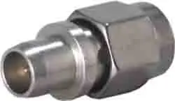 Produktfoto 1 von Huber+Suhner HF Adapter, 50 Ω, Gerade, 18GHz, 9 GHz Stecker Stecker, Koaxial Nennspannung