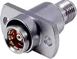 Produktfoto 1 von Huber+Suhner HF Adapter, 50 Ω, Gerade, 18GHz Buchse Buchse, Koaxial Nennspannung