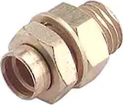 Produktfoto 1 von Huber+Suhner HF Adapter, 50 Ω, Gerade, 1.5GHz, 6 GHz Buchse Buchse, Koaxial Nennspannung