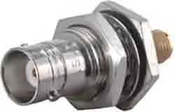 Produktfoto 1 von Huber+Suhner HF Adapter, 50 Ω, Gerade, 4GHz Buchse Buchse, Koaxial Nennspannung