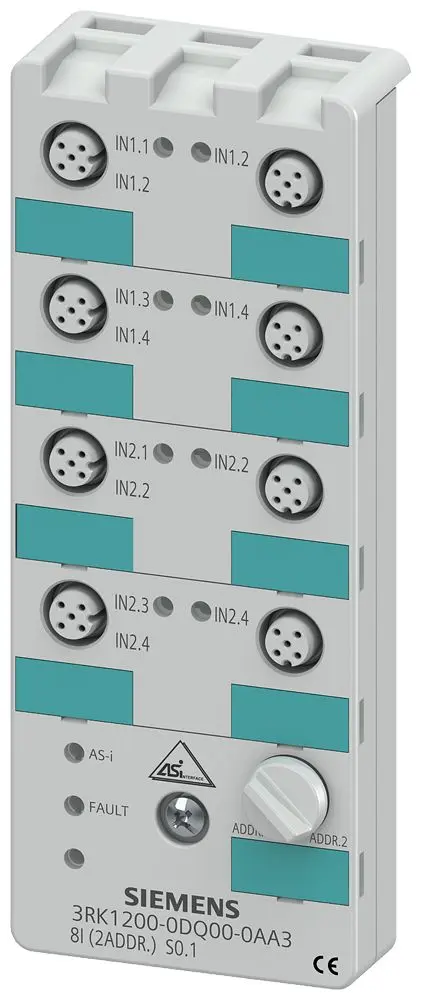 Produktfoto 1 von Siemens AS-I K60 Digitales E/A-Modul K60 für Feldarbeit AS-Interface