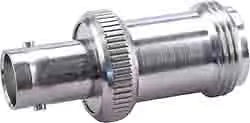 Produktfoto 1 von Huber+Suhner HF Adapter, 50 Ω, Gerade, 0GHz, 4 GHz Buchse Buchse, Koaxial Nennspannung