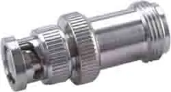 Produktfoto 1 von Huber+Suhner HF Adapter, 50 Ω, Gerade, 4GHz Stecker Buchse, Koaxial Nennspannung