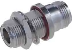 Produktfoto 1 von Huber+Suhner HF Adapter, 75 Ω, Gerade, 1.5GHz Buchse Buchse, Koaxial Nennspannung