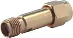 Produktfoto 1 von Huber+Suhner HF Adapter, 50 Ω, Gerade, 18GHz Stecker Buchse, Koaxial Nennspannung