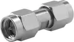 Produktfoto 1 von Huber+Suhner HF Adapter, 50 Ω, Gerade, 18GHz Stecker Stecker, Koaxial Nennspannung