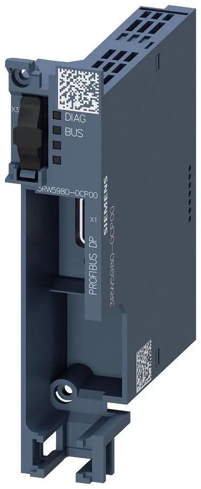 Produktfoto 1 von Siemens 3RW5 Kommunikationsmodul Kommunikationsmodul für PROFIBUS