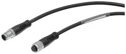 Produktfoto 1 von Siemens Steckverbinder-Messleitung Stecker / Buchse, Schwarz 5 m, 300V