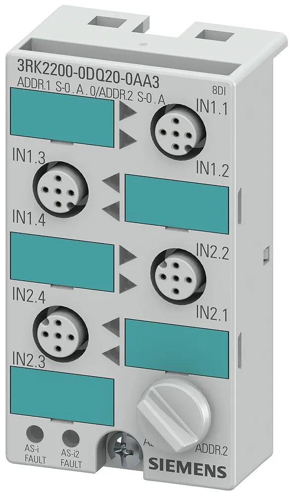 Produktfoto 1 von Siemens AS-I K45 Digitales E/A-Modul K45 für Feldarbeit AS-Interface