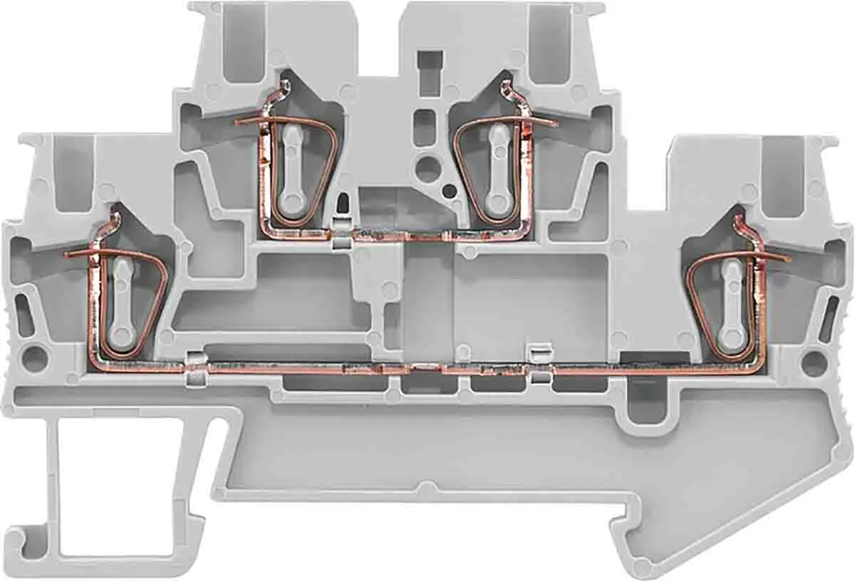 Produktfoto 1 von Siemens 8WH Reihenklemmenblock Grau, 0.14 → 1.5mm², 500 V / 17.5A