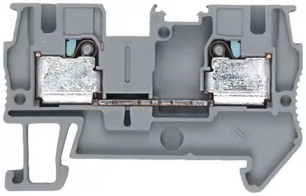 Produktfoto 1 von Siemens 8WH Anschlussklemmenblock DIN-Schiene 1 Grau, 4mm², 800V Steckbar