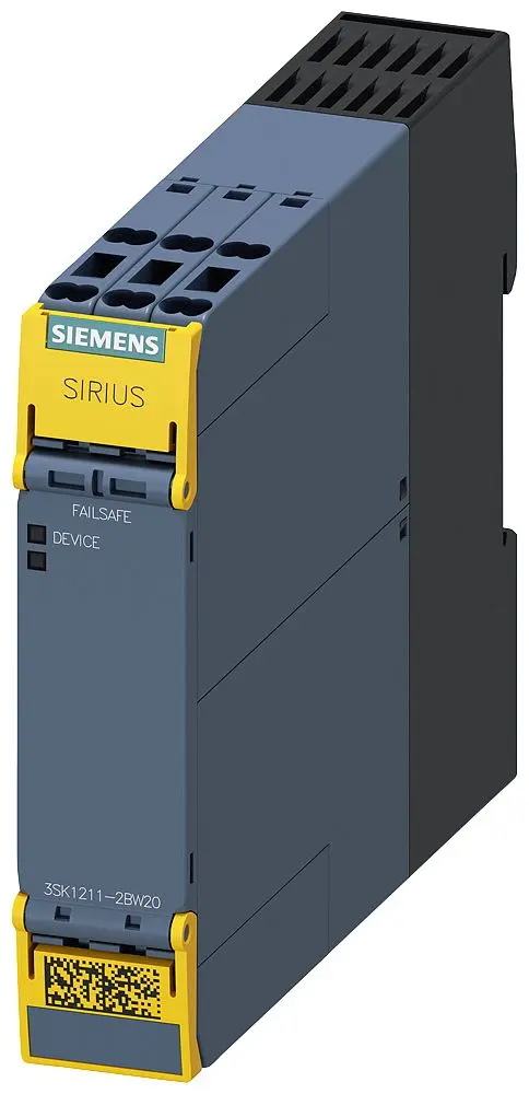 Produktfoto 1 von Siemens 3SK1 Sicherheitsrelais, 110 → 240V ac/dc, 2-Kanal, 4 Sicherheitskontakte Erweiterungsmodul, 1