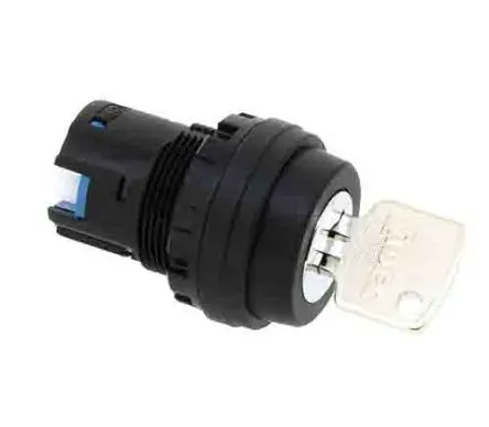 Produktfoto 1 von Idec HW Schlüsselschalterkopf 22 mm 3 Positionen Federrückstellung IP20