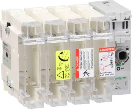 Produktfoto 1 von Schneider Electric TeSyS GS Sicherungsschalter-Trennschalter / 4-polig 125 A 100A, 22 x 58 mm Sicherungsgröße