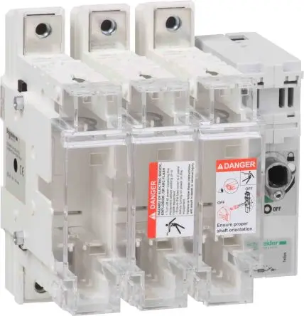 Produktfoto 1 von Schneider Electric TeSyS GS Sicherungsschalter-Trennschalter / 3-polig 125 A 100A Umschlossen, 00 Sicherungsgröße