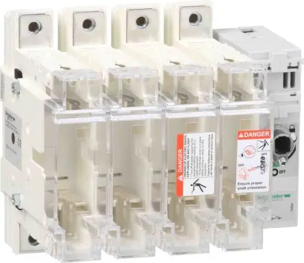 Produktfoto 1 von Schneider Electric TeSyS GS Sicherungsschalter-Trennschalter / 4-polig 125 A 100A Umschlossen, 00 Sicherungsgröße