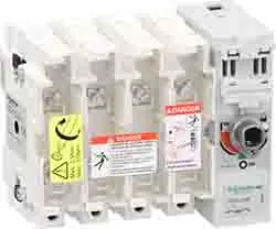 Produktfoto 1 von Schneider Electric GS2L Sicherungsschalter-Trennschalter / 4-polig 160 A 160A Umschlossen, A4 Sicherungsgröße