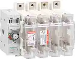 Produktfoto 1 von Schneider Electric TeSyS GS Sicherungsschalter-Trennschalter / 4-polig 400 A Umschlossen, 2 Sicherungsgröße