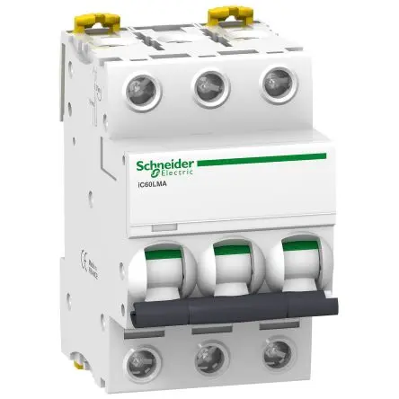 Produktfoto 1 von Schneider Electric Acti9 Moteur Miniaturüberlastschalter Magnetisch, Pol 3-polig 4A, Abschaltvermögen 14 kA Acti9
