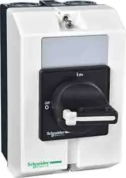 Produktfoto 1 von Schneider Electric TeSyS Vario Trennschalter 3-polig Sammelschiene 29A Schwarz IP65