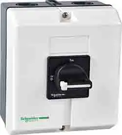 Produktfoto 1 von Schneider Electric TeSyS Vario Trennschalter 3-polig 57A 22 kW Schwarz IP65