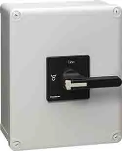 Produktfoto 1 von Schneider Electric TeSyS Vario Trennschalter 3-polig 83A 45 kW Schwarz IP65