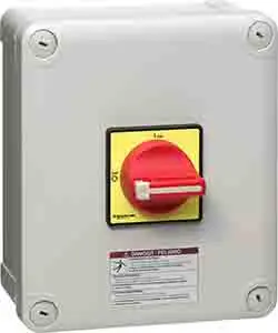 Schneider Electric TeSyS Vario Trennschalter 3-polig 57A 30 kW Rot IP65