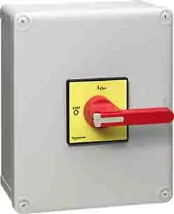 Schneider Electric TeSyS Vario Trennschalter 3-polig SMD 68.5A 30 kW Rot IP65 3-phasig