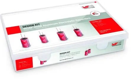 Produktfoto 1 von Wurth Elektronik Aluminium Aluminiumfolie, Durchsteckmontage Kondensator-Kit, 27-teilig