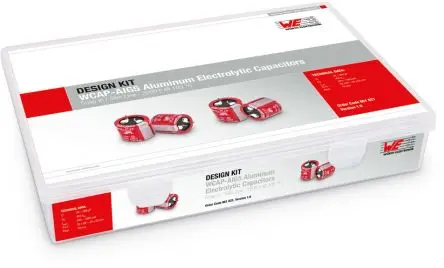 Wurth Elektronik Aluminium Aluminiumfolie, Einrastmontage Kondensator-Kit, 15-teilig