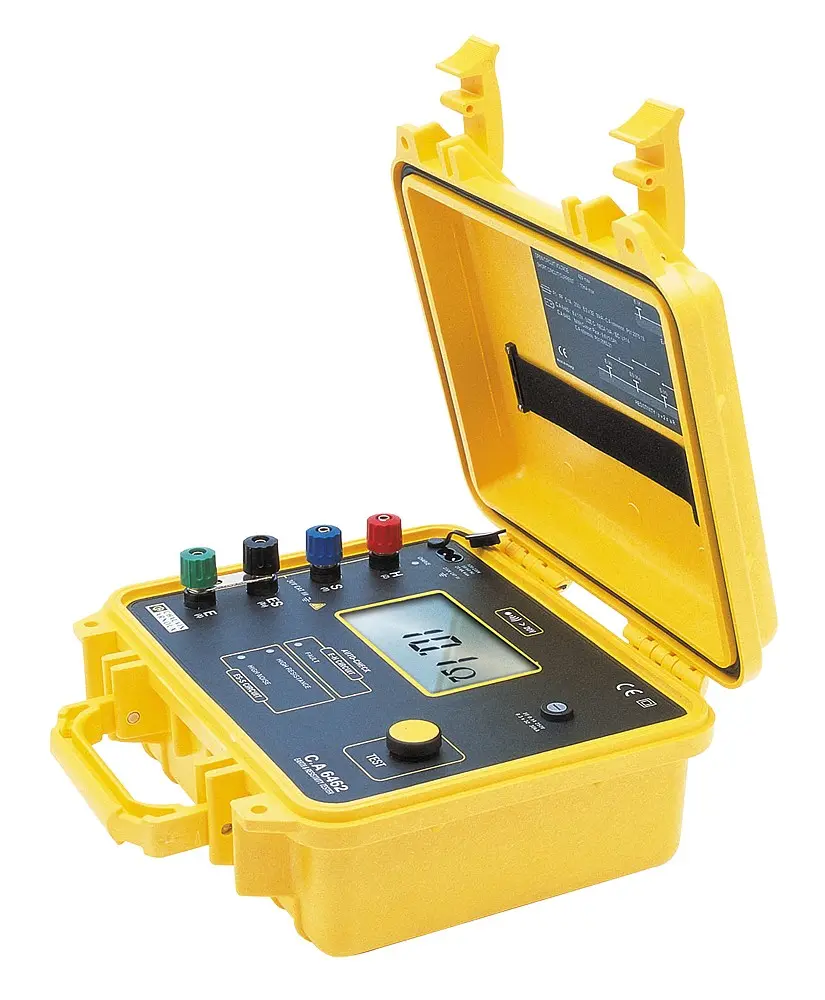 Produktfoto 1 von Chauvin Arnoux CA 6462 LCD hinterleuchtet Erdungs- und Widerstandsregler CAT III 30V