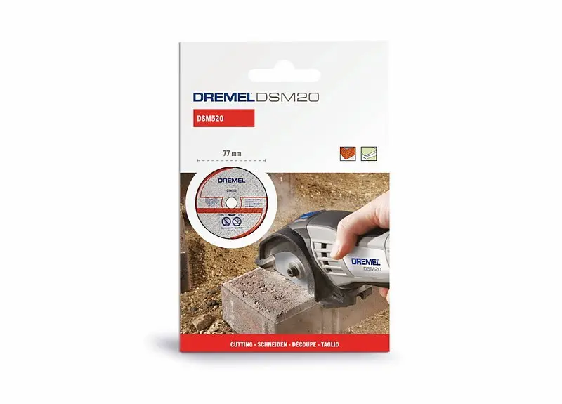 Produktfoto 1 von Dremel DSM520 Verstärktes Schleifmittel Ø 77 mm / Stärke 5 mm