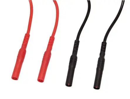 Produktfoto 1 von Chauvin Arnoux Messleitungssatz mit Stecker, Kit mit isolierten Messleitungen CAT IV, CAT III 15A