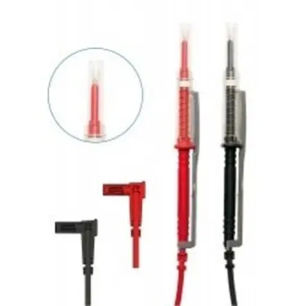 Produktfoto 1 von Chauvin Arnoux Messleitungssatz mit 4 mm Stecker, Kit mit isolierten Messleitungen CAT IV 15A