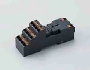 Produktfoto 1 von Idec Relaissockel zur Verwendung mit RU2 SU, 8 -Kontakt, DIN-Hutschiene, 300V ac