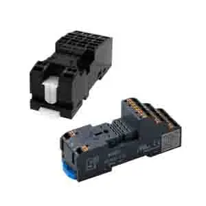 Produktfoto 1 von Idec Relaissockel zur Verwendung mit RU4 SU, 14 -Kontakt, DIN-Hutschiene, 300V ac