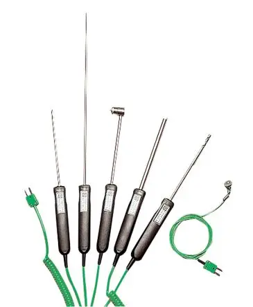 Produktfoto 1 von Chauvin Arnoux Temperatursensor, Typ K, Nadel x 150 mm Nadel, Ø 3 mm, max.Temp 600 °C