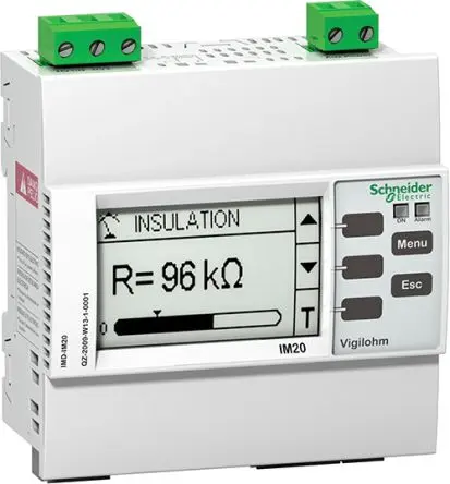 Produktfoto 1 von Schneider Electric Vigilohm Überwachungsrelais, 1-poliger Umschalter, 250 V dc 110V ac, 415 V ac