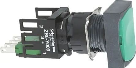 Produktfoto 1 von Schneider Electric Harmony Druckschalter Ø 16 mm, 1-poliger Umschalter Grün, IP65