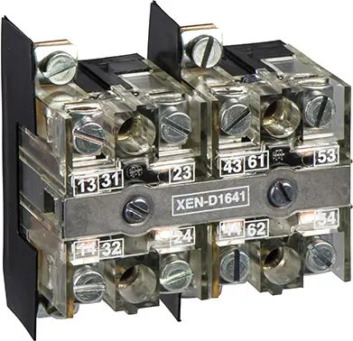 Produktfoto 1 von Schneider Electric XEND Kontaktblock 1 Wechsler + 1 Schließer 230V Schraubanschluss