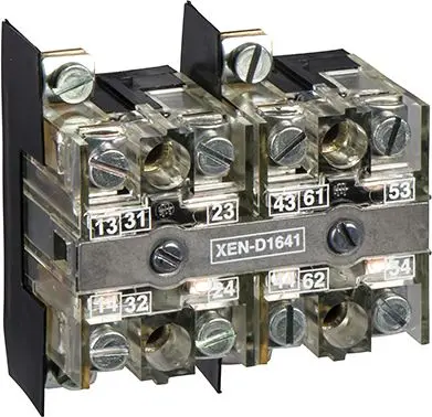 Produktfoto 1 von Schneider Electric XEND Kontaktblock 1 Wechsler + 1 Schließer 230V Schraubanschluss