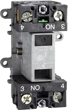 Produktfoto 1 von Schneider Electric XEND Kontaktblock 2 Schließer 230V Schraubanschluss