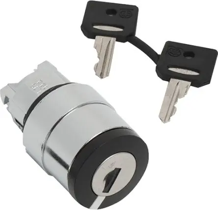 Produktfoto 1 von Schneider Electric ZB4 Schlüsselschalterkopf 22mm 3 Positionen Rastung