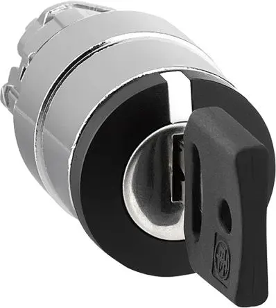 Produktfoto 1 von Schneider Electric Harmony Schlüsselschalterkopf 22 mm 3 Positionen 455 Rastung IP69, IP69K, IP67, IP66