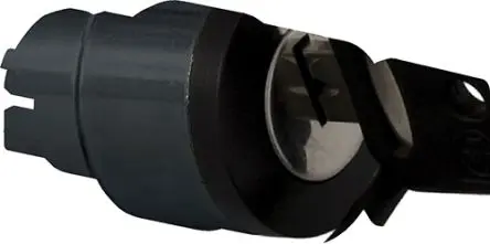 Produktfoto 1 von Schneider Electric Harmony Schlüsselschalterkopf 22 mm 2 Positionen 455 Rastung IP67, IP69K, IP66, IP69