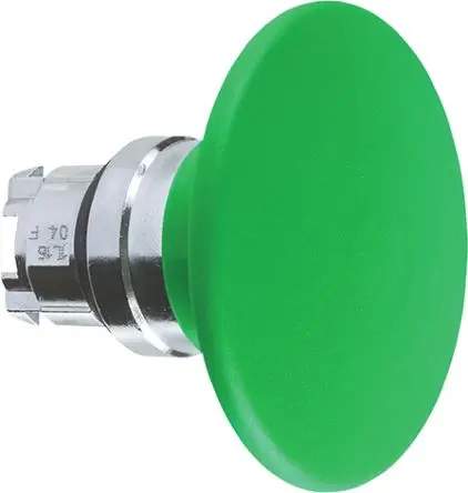 Produktfoto 1 von Schneider Electric XB4 Druckschalter Ø 22 mm, Grün Tastend Rund Rund Metall, IP66