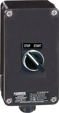 Produktfoto 1 von Schneider Electric Harmony Drucktaste-Steuerstation 1 Schließer/1 Öffner Schwarz Metall, IP65, 1 Metall Schwarz