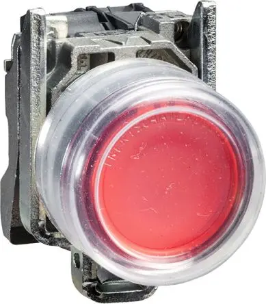 Produktfoto 1 von Schneider Electric Harmony Druckschalter Rot Federrückstellung Ø 22 mm, SPST