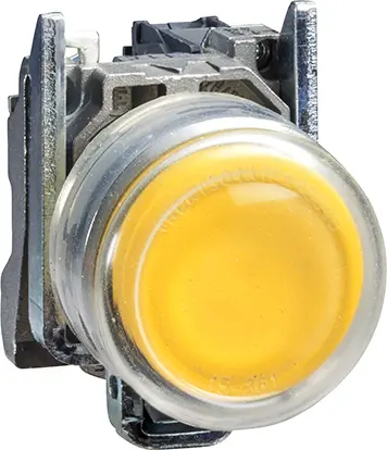 Produktfoto 1 von Schneider Electric XB4 Drucktaster beleuchtet, EIN-AUS Schalter, 1-polig