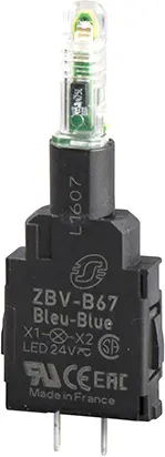 Produktfoto 1 von Schneider Electric ZBV Lichtblock Anzeigenblock LED Weiß beleuchtet 24V
